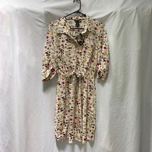Floral print dress